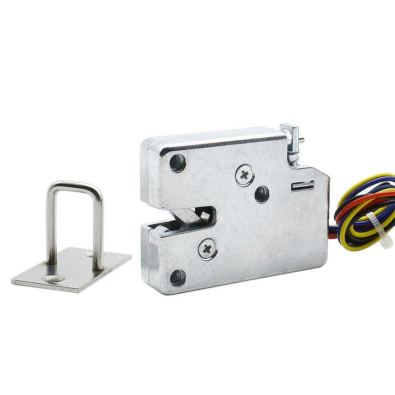 Maža DC5V12V spintelės durų spyna mini elektrinė spyna saugojimo spintelė elektromagnetinė spyna greitoji dėžė elektroninė spyna Stalčiaus spyna