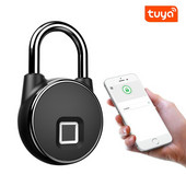 Tuya Smart Lock pirkstu nospiedumu piekaramā atslēga Viedā piekaramā skapja slēdzene Kopmītnes pretaizdzīšanas slēdzene USB uzlādējama drošības bezatslēgas atslēga