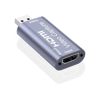 Κάρτα λήψης βίντεο 4K HDMI σε USB 2.0 1080P Τύπου C Game Grabber DVD HD Camera Teaching Box εγγραφής για PS4 XBOX Live Streaming