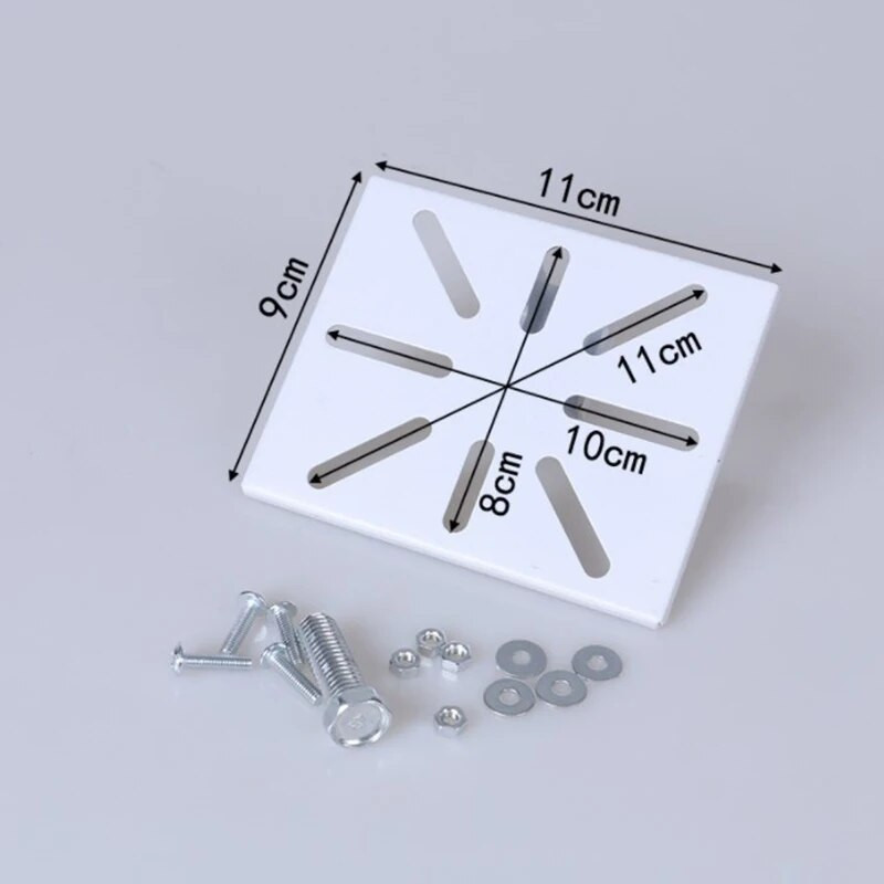 Univerzálny vertikálny adaptér na montáž na stĺp so skrutkami, nástenný držiak pre bezpečnostnú kameru