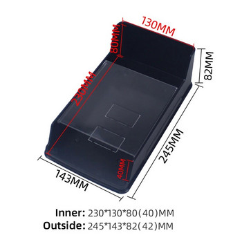 Водоустойчив капак Дъждоустойчив калъф Пластмасов протектор за дъжд Защита Контрол на достъпа Клавиатура Бутон за звънец Четец на карти Sun Shell