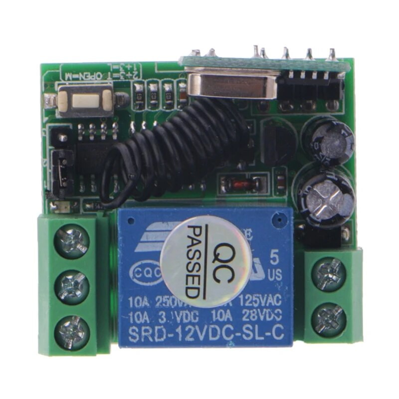 DC 9V 12V 24V 10A реле 1CH безжично дистанционно управление превключвател приемник + предавател