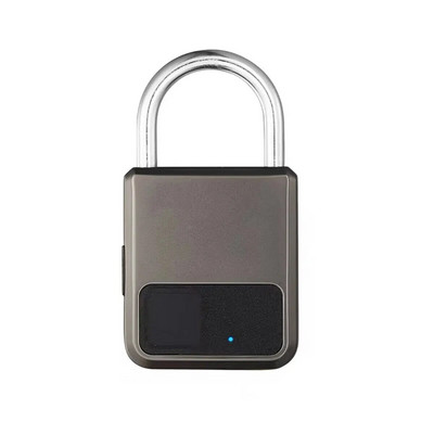 Интелигентни преносими пръстови отпечатъци Tuya APP Pad Lock с поддръжка на USB ключ за спешна употреба 1 година след еднократно зареждане