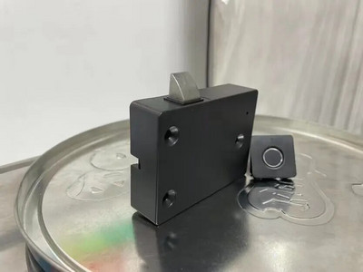 Įkraunamos baterijos pirštų atspaudų identifikavimo stalčiaus spintelės užraktas 2 kartos mikroschema išmanusis baldų užraktas