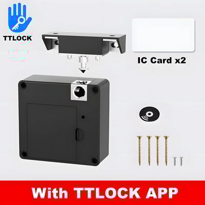 Elektroniskā skapja slēdzene Viedās NFC RFID slēdzenes Slēptas DIY skapja slēdzenes ar bīdāmo aizbīdni divdurvju skapja atvilktnes kokam