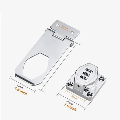 3 ciparu kombinācijas slēdzene, cinka sakausējums, paroles atvilktņu slēdzenes, mehāniskās numura skapja drošības kameras slēdzene, viegli uzstādāma ledusskapis