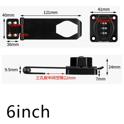 3 ciparu kombinācijas slēdzene, cinka sakausējums, paroles atvilktņu slēdzenes, mehāniskās numura skapja drošības kameras slēdzene, viegli uzstādāma ledusskapis