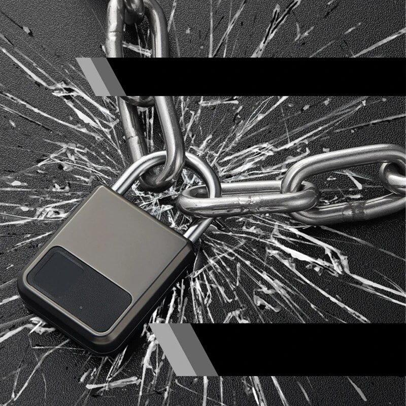 Lacăt cu amprentă, impermeabil, inteligent, fără cheie, dulap de securitate, blocare cu amprentă digitală, încărcare USB antifurt pentru dulap pentru biciclete, gimnastică, bagaje