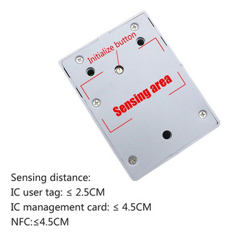 Έξυπνη ηλεκτρονική κλειδαριά φορητή NFC επαγωγική κλειδαριά πόρτας Κάρτα IC αόρατη κλειδαριά συρταριού κλειδαριά πόρτας ντουλαπιού καλωδίωση δωρεάν