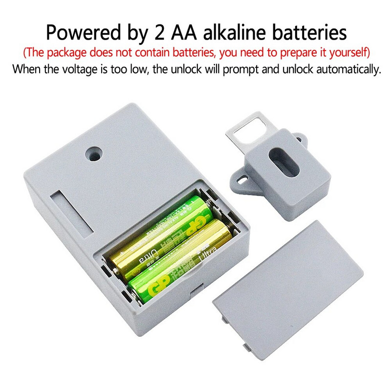 Išmanusis elektroninis užraktas mobilusis NFC indukcinis durų užraktas IC kortelė nematoma stalčių užrakto spintelė durų spynos kabeliai nemokamai