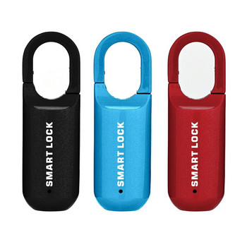 Έξυπνο λουκέτο δακτυλικών αποτυπωμάτων Κλείδωμα πόρτας με δακτυλικό αποτύπωμα αφής κλειδαριά USB αντικλεπτική κλειδαριά ασφαλείας για τσάντα ντουλάπι σπιτιού Κλειδαριά θήκης