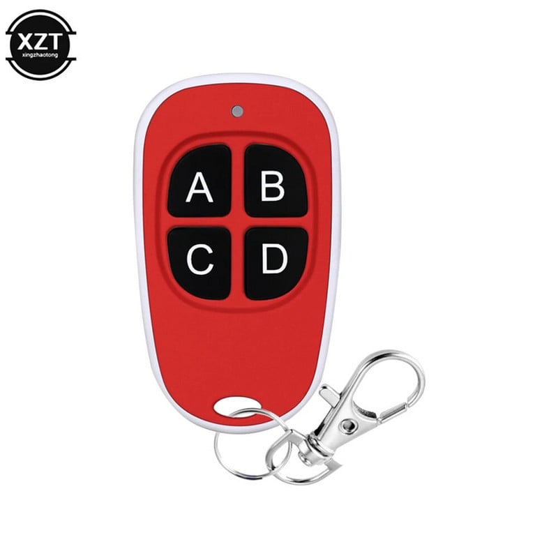 433MHz garāžas durvju tālvadības pults, 4 atslēgas, kopēšanas universālā tālvadības pults, klonēšana, elektriskie vārti, tālvadības pults, kopētāja atslēga