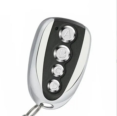 U formas četri taustiņi kopēšanas tālvadības pults 433 universāla pāra kopēšana elektriskā slēdža durvju garāžas tālvadības pults atslēga