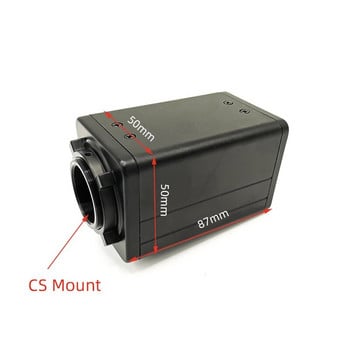 Κάλυμμα αλουμινίου CCTV Μεταλλικό Mini Box Κάμερα Περίβλημα / Θήκη CS Mount για CCD CMOS AHD 38x38mm κάμερα PCB Module BNC