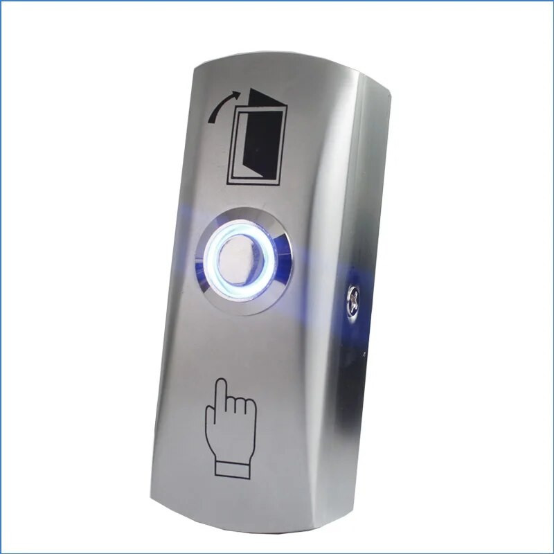 Cinko lydinio apvalkalo durelių užraktas Paspaudus išėjimo mygtukas NO/COM išvestis su galine dėže, skirta prieigos kontrolei