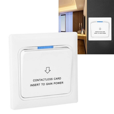 170V-250V Power Sensor Key Hotel Energy Saving Switch Recognition Panel Support For ID T5557 4150 125K Frequency Induction Card