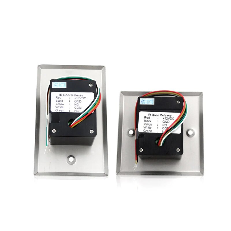 Durvju izejas spiedpogas atbrīvošanas slēdža atvērējs durvju piekļuves kontroles sistēmas ieejai Atveriet durvis bez pieskāriena