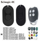 DITEC Entrematic ZEN 2 ZEN4 ZEN2W ZEN4W Gol4 BIXLG4 BIXLP2 BIXLS2 Garāžas durvju tālvadības pults 433MHz ritošais kods