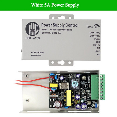 YiToo jauns DC12V piekļuves kontroles barošanas bloks AC90V-260V ieeja NO/NC izeja 3A/5A laika aizkave regulējama elektriskajām slēdzenēm