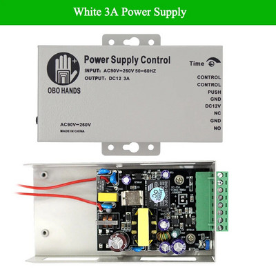 YiToo jauns DC12V piekļuves kontroles barošanas bloks AC90V-260V ieeja NO/NC izeja 3A/5A laika aizkave regulējama elektriskajām slēdzenēm