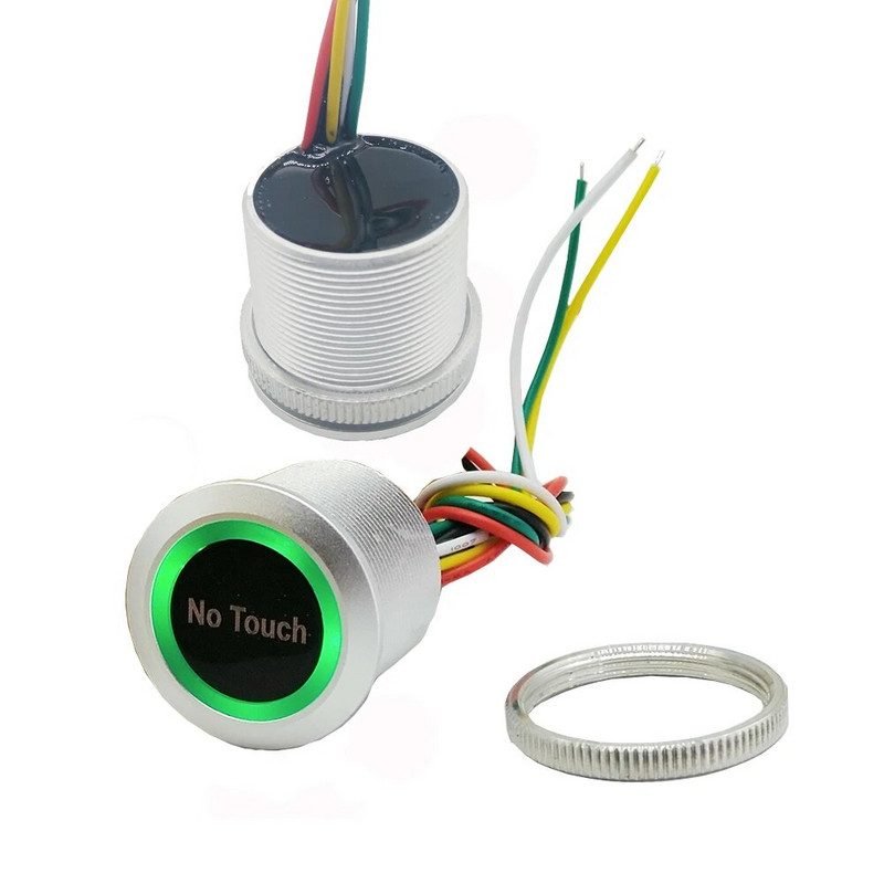 DC12V 24V virsmas instalēšana bezkontakta piekļuves kontroles durvju slēdzenes atbrīvošanas slēdzis Infrasarkanais izejas poga bez pieskāriena