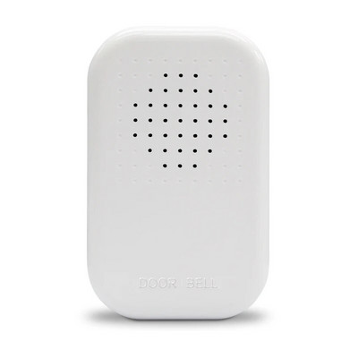Plastmasas vadu durvju zvana zvans DC 12V balss vadu durvju zvans biroja mājas drošības piekļuves kontroles sistēmai balts