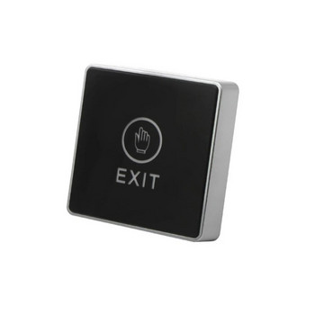 Οπίσθιος φωτισμός εξόδου NO/NC/COM Πίνακας κουμπιών εξόδου αφής για προστασία οικιακής ασφάλειας με ένδειξη LED για σύστημα ελέγχου πρόσβασης