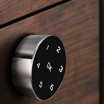 Шкаф за чекмедже с интелигентна парола Дървена ключалка за врата Клавиатура обратно на часовниковата стрелка Електронна офисна цифрова файлова кутия Ключалка на врата