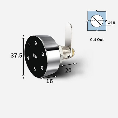 Viedais paroles atvilktnes skapis koka durvju slēdzene pretēji pulksteņrādītāja virzienam pulksteņrādītāja virzienam Tastatūra Elektroniskā biroja digitālā failu kastes durvju slēdzene