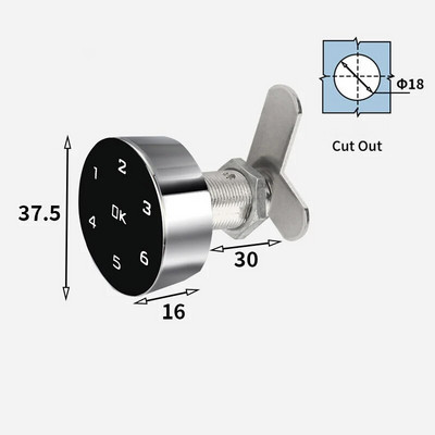 Viedais paroles atvilktnes skapis koka durvju slēdzene pretēji pulksteņrādītāja virzienam pulksteņrādītāja virzienam Tastatūra Elektroniskā biroja digitālā failu kastes durvju slēdzene