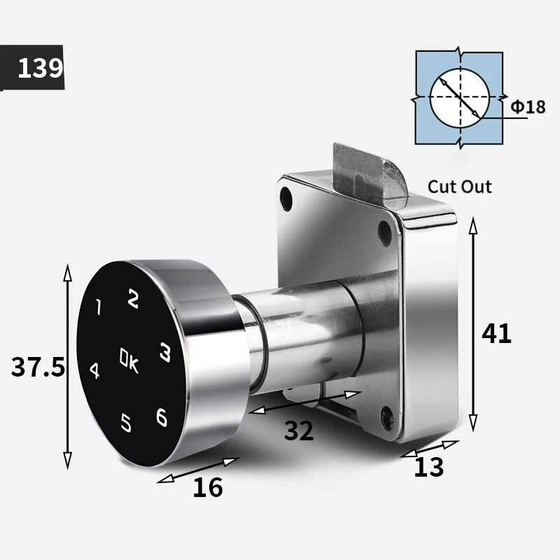 Viedais paroles atvilktnes skapis koka durvju slēdzene pretēji pulksteņrādītāja virzienam pulksteņrādītāja virzienam Tastatūra Elektroniskā biroja digitālā failu kastes durvju slēdzene