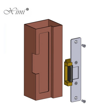 Electric Strike Door Lock Ηλεκτρονική για Σύστημα Ελέγχου Πρόσβασης Νέα Fail Secure Ανοξείδωτη πόρτα 12V DC Fail-Secure NO NC Lock