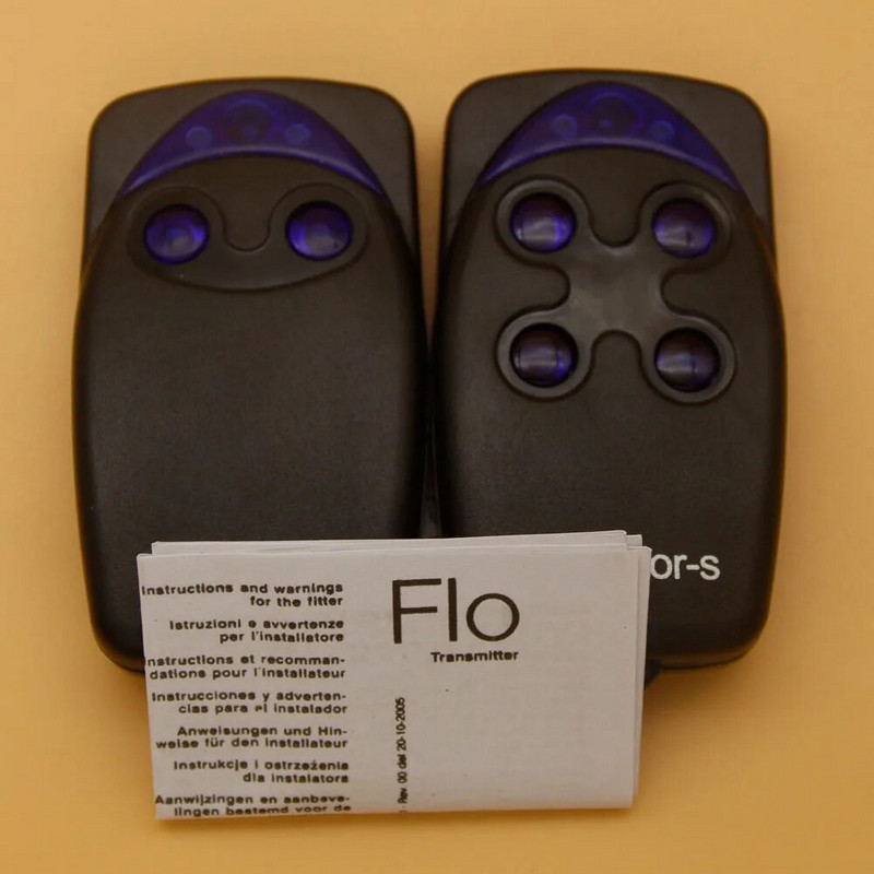 Дистанционно управление Nice Flor-s Era INTI 433.92MHz Gate Garage Door Flor Flo2r Flo2r-s Remote