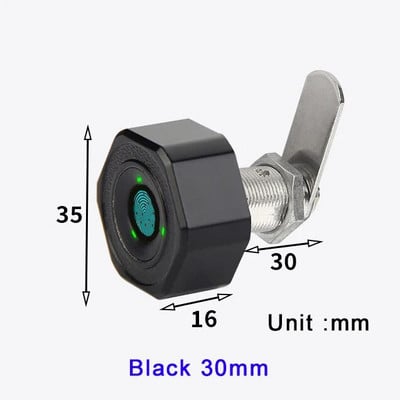 Sertar dulap cu amprentă Cutie puternică Blocare cutie poștală Baterie încărcabilă încorporată