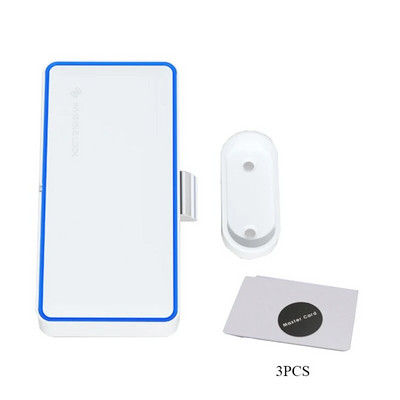 Kulcs nélküli, rejtett elektromos szekrény fiók 13,56 MHz IC-kártya RFID érzékelő zár, nincs fúrás