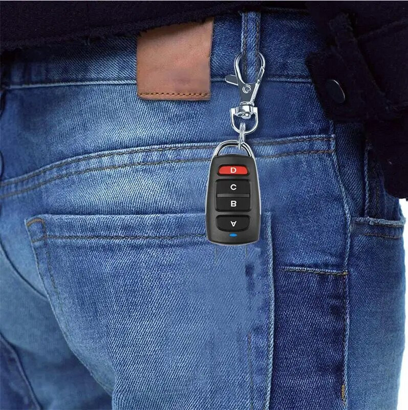 Universāla garāžas durvju vadības tālvadības pults 433 Mhz pavairotājs Fiksētais mācību kods Klons Paškopējoša automatizācija vārtiem