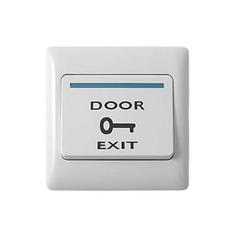Πλαστικό κουμπί εξόδου πόρτας ABS για έλεγχο πρόσβασης NO NC Διακόπτης Μέγεθος απελευθέρωσης 86Lx86Wx20H(MM)