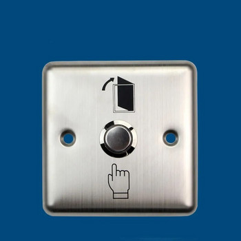 Πλαστικό κουμπί εξόδου πόρτας ABS για έλεγχο πρόσβασης NO NC Διακόπτης Μέγεθος απελευθέρωσης 86Lx86Wx20H(MM)