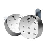 Cinka sakausējuma materiāls Smart Touch Keypad Digitālā paroles koda skapja slēdzene pulksteņrādītāja virzienā vai pretēji pulksteņrādītāja virzienam Atbloķēt