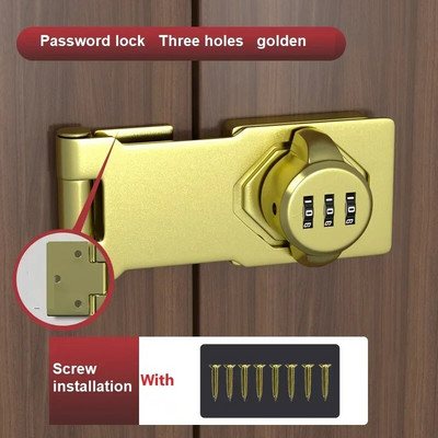 Kombinirana brava za vrata ormarića Brava za otključavanje lozinkom Protuprovalna brava s digitalnim kodom za dvostruko otvaranje za ladicu, hladnjak, ormarić za datoteke