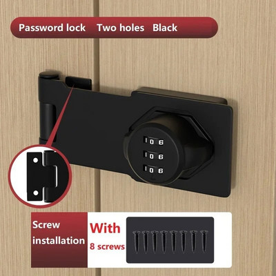 Kombinirana brava za vrata ormarića Brava za otključavanje lozinkom Protuprovalna brava s digitalnim kodom za dvostruko otvaranje za ladicu, hladnjak, ormarić za datoteke