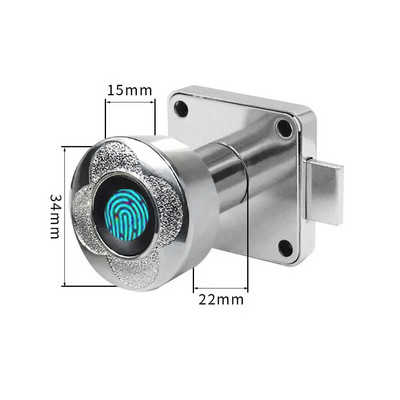 Fém szekrényzár Intelligens ujjlenyomatos zár Biometrikus fiókzár Ujjlenyomatok Újratölthető kulcs nélküli elektronikus zár