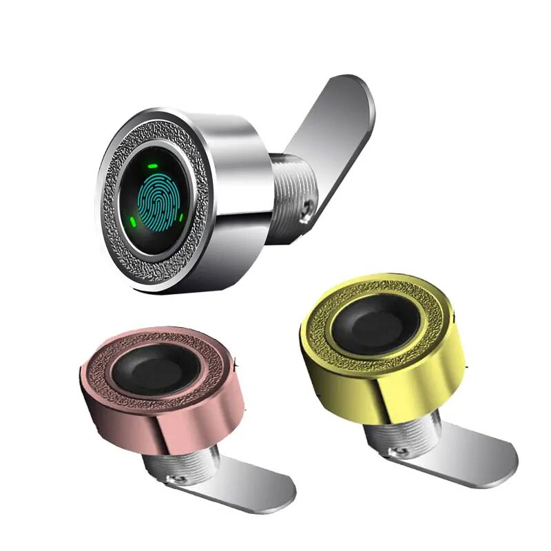 Fém szekrényzár Intelligens ujjlenyomatos zár Biometrikus fiókzár Ujjlenyomatok Újratölthető kulcs nélküli elektronikus zár