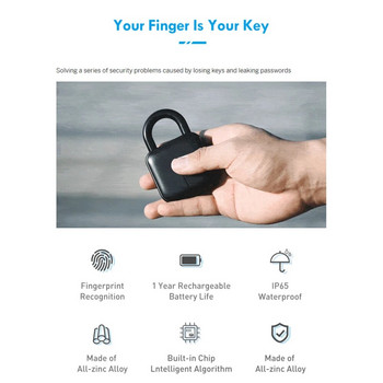 2023 нова ключалка за пръстови отпечатъци L3 интелигентна брава складова врата общежитие шкаф за съхранение велосипед катинар против кражба пръстови отпечатъци