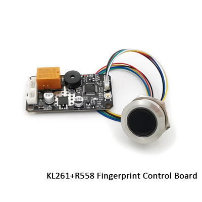 KL261 pirkstu nospiedumu vadības paneļa modulis DC5.5-15V zema jaudas patēriņa releja izejas administratora/lietotāja funkcija piekļuves kontrolei