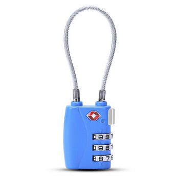 EGFirtor TSA Митническа кодова ключалка Интелигентна електронна ключалка за пътен багаж Сменяема парола Ключалка с контрастен цветен дизайн Катинар