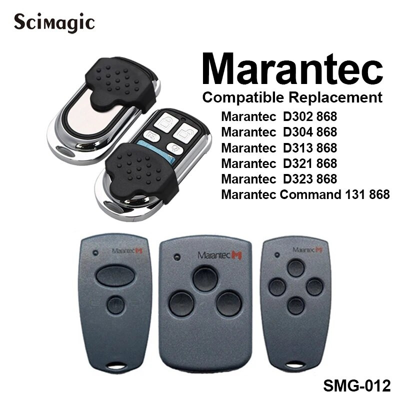 Pilot 868 Marantec Telecomanda poarta 868mhz Digital 302 382 384 313 Transmițător manual pentru deschiderea ușii de garaj D302 868 3 Mhz Copie