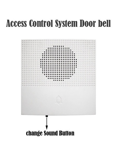 Жичен звънец DC12V контрол на достъпа звънец електронен Dingdong мелодия пръстен бутон звънец за достъп до системата за домашна сигурност