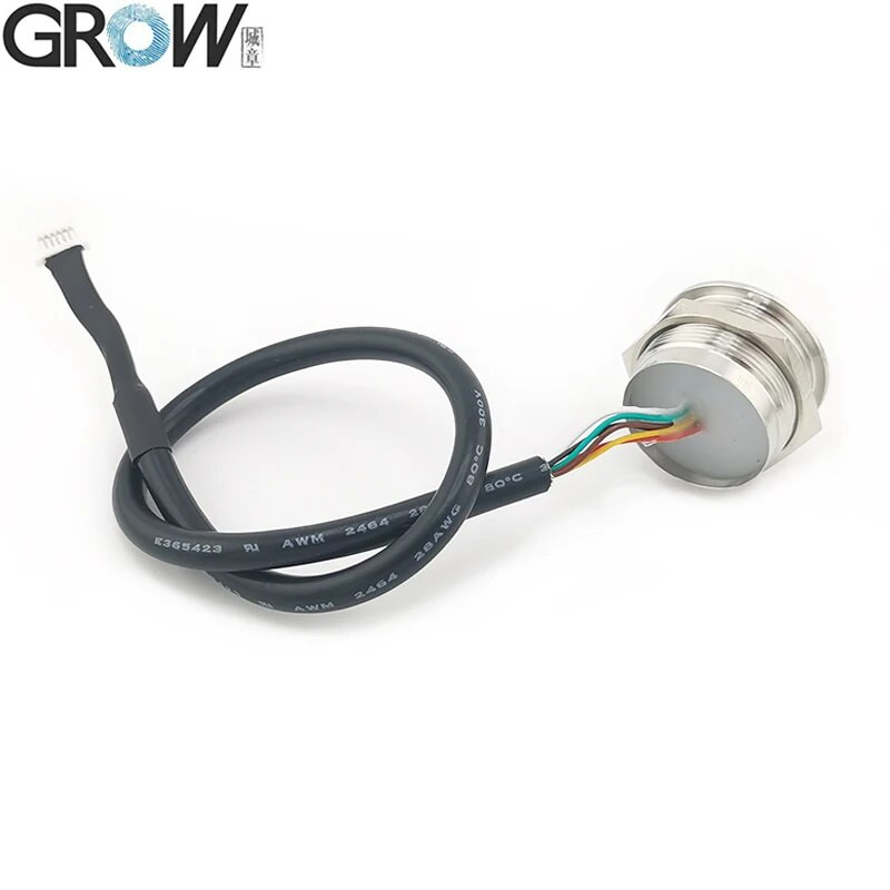 GROW R503Pro UART/USB 1500 mahutavusega ümmargune RGB LED-juhtimine DC3,3V mahtuvusliku sõrmejäljemooduli anduri skanner juurdepääsu juhtimiseks