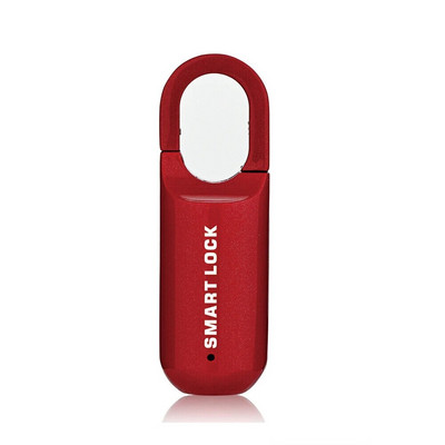 Mini pirkstu nospiedumu slēdzenes Piekaramā slēdzene Viedā biometriskā elektroniskā slēdzene USB uzlāde bez atslēgas sporta skolas skapītim, ceļojumu soma mugursoma